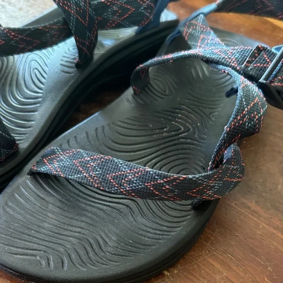 Chaco Black and Blue Women's Sandals - Picture 2 of 3